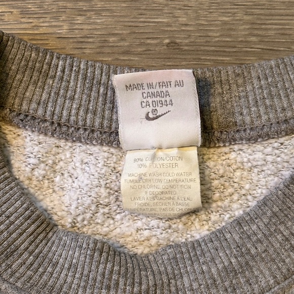 Vintage 80s Nike Heathered Grey Crewneck - Picture 6 of 6